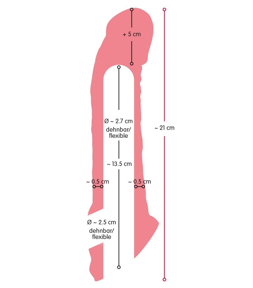 Dildo „10" Cock with Balls“