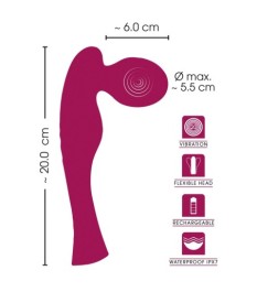 Prostata-Vibrator mit Perineum-Vibrator und Penis-/Hodenring