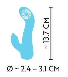 Rabbitvibrator „Mini“ mit starker tiefgehender Vibration (10 Modi)