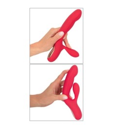 Rabbitvibrator mit Klopf-Funktion