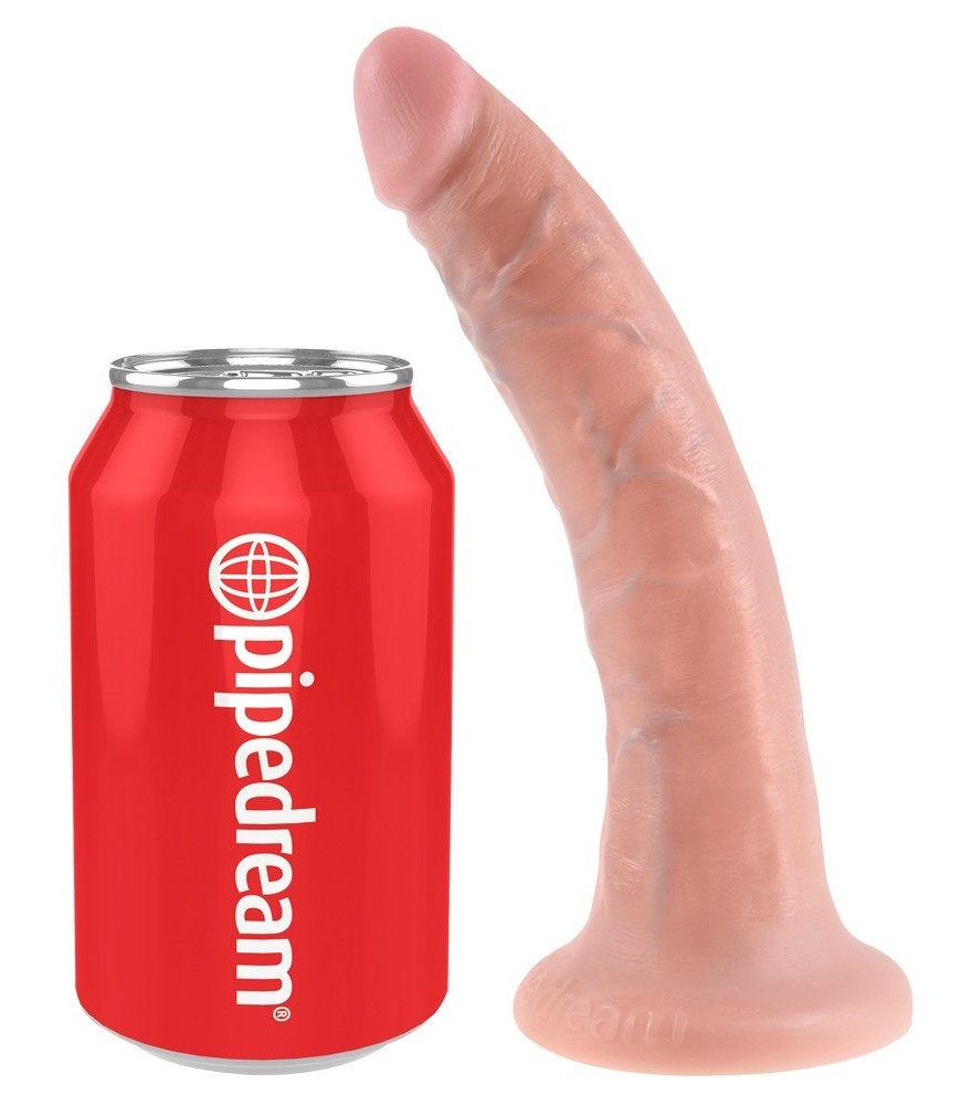 Naturdildo 7" Cock mit Saugfuß