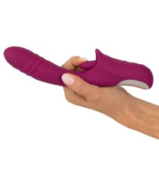 Stoßvibrator mit Vibro-Zunge für Klitoris