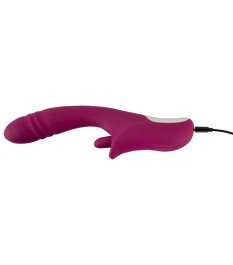 Stoßvibrator mit Vibro-Zunge für Klitoris