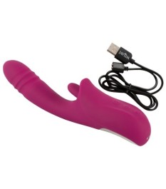 Stoßvibrator mit Vibro-Zunge für Klitoris