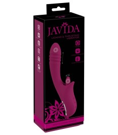 Stoßvibrator mit Vibro-Zunge für Klitoris