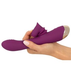 Rabbitvibrator mit genopptem Moving-Klitorisstimulator