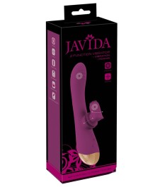 Rabbitvibrator mit genopptem Moving-Klitorisstimulator