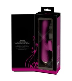 Rabbitvibrator mit genopptem Moving-Klitorisstimulator