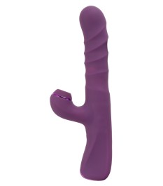 Rabbitvibrator mit Stoß- und Klopf-Funktion