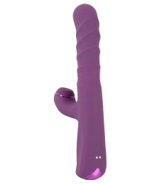 Rabbitvibrator mit Stoß- und Klopf-Funktion