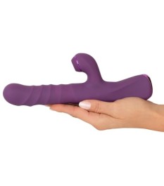 Rabbitvibrator mit Stoß- und Klopf-Funktion