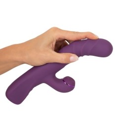 Rabbitvibrator mit Stoß- und Klopf-Funktion