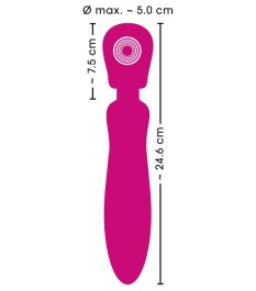 Massagestab „Wand-Vibrator“ mit beweglichem Massagekopf