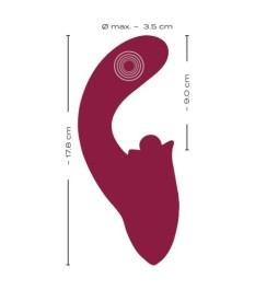 Stoßvibrator mit klopfendem Klitoris-Stimulator