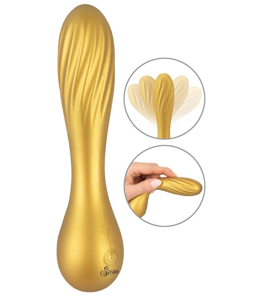 Vibrator „Flexible Swirl“ im Metallic-Glossy-Look