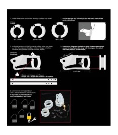 Penis- und Hodenring „Cock & ball ring with butt plug“ mit Analplug