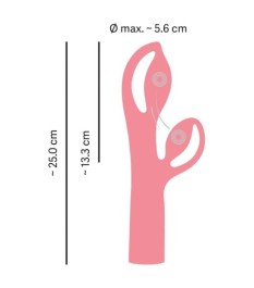 Rabbitvibrator „Fabulous“ mit 2 Motoren