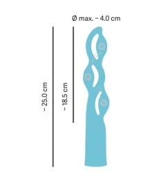 Stoßvibrator mit klopfendem Klitoris-Stimulator