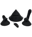 Sexmaschine „Cone“ mit 2 Silikon-Aufsätzen und Fernbedienung