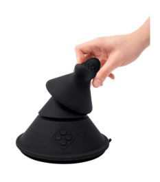 Sexmaschine „Cone“ mit 2 Silikon-Aufsätzen und Fernbedienung