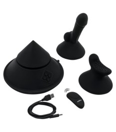 Sexmaschine „Cone“ mit 2 Silikon-Aufsätzen und Fernbedienung