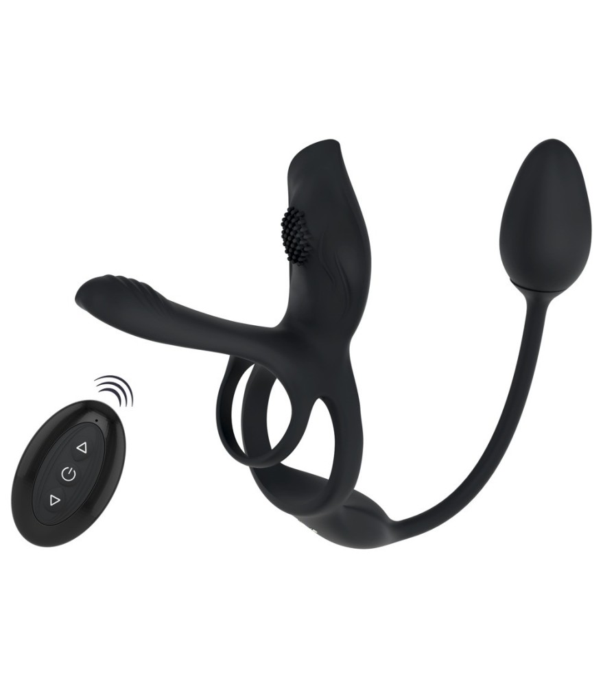 Paarvibrator „Multi Function“ mit Penis- & Hodenring