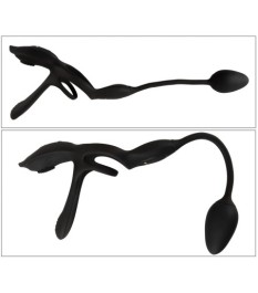 Paarvibrator „Multi Function“ mit Penis- & Hodenring, Klitoris- & Anal