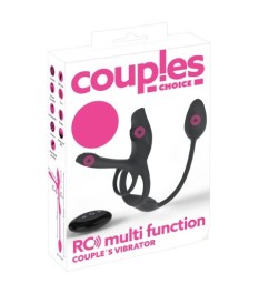 Paarvibrator „Multi Function“ mit Penis- & Hodenring, Klitoris- & Anal