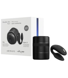Toy-Set „Double the Fun“ mit Arcwave-Masturbator Voy & Paarvibrator We-Vibe Sync 2