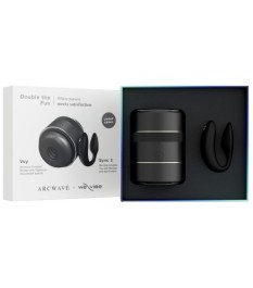 Toy-Set „Double the Fun“ mit Arcwave-Masturbator Voy & Paarvibrator We