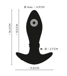 Analplug „Moving Rings" mit Vibration