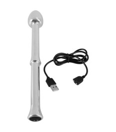 Prostata-Vibrator „Metal Milking Stick“ mit 10 Vibrationsmodi