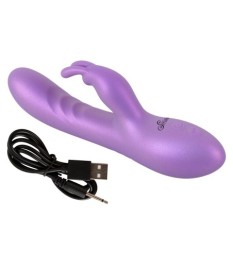 Rabbitvibrator im Metallic-Glossy-Look
