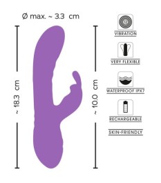 Rabbitvibrator im Metallic-Glossy-Look