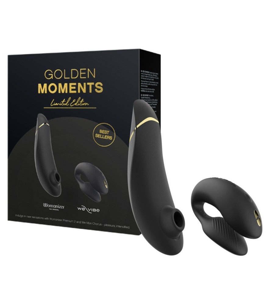 Toy-Set „Golden Moments “ mit Womanizer Premium 2 und We-Vibe Chorus