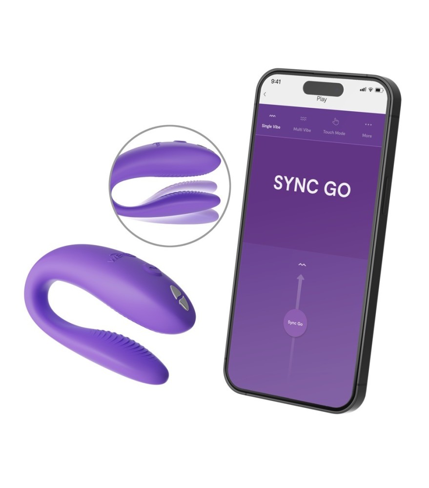 Paarvibrator „Sync Go“ mit 10+ Vibrationsmodi per App