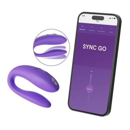 Paarvibrator „Sync Go“ mit 10+ Vibrationsmodi per App