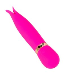 Klitorisvibrator mit flexibler Doppelspitze