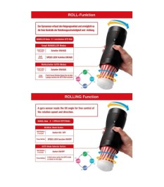 Masturbator-Aufsatz „Vacuum Gyro Roller” inklusive Rolling Tenga Cup