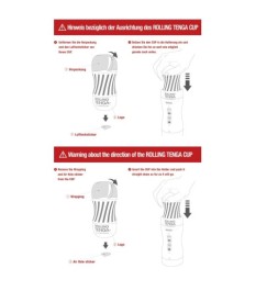 Masturbator-Aufsatz „Vacuum Gyro Roller” inklusive Rolling Tenga Cup