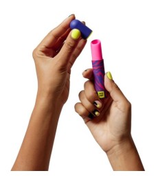 Klitorisvibrator mit flexibler Doppelspitze