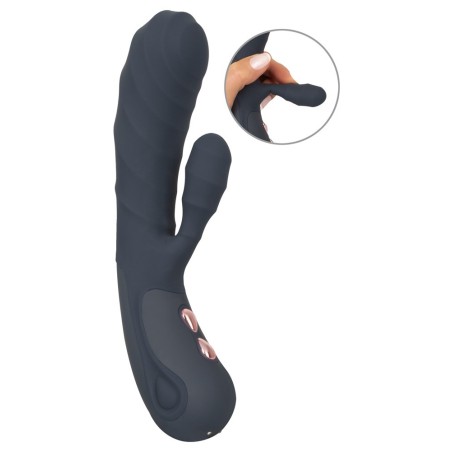Rabbitvibrator „Oh!“ mit Stimulationsrillen
