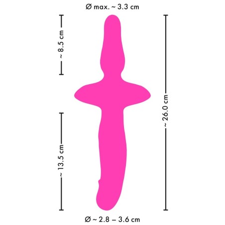 Analvibrator mit Prostata-Massagekopf