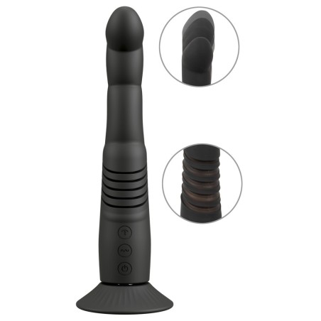 Stoßvibrator „G and P-Spot“ mit abschraubbarem Saugfuß