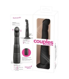Stoßvibrator „G and P-Spot“ mit abschraubbarem Saugfuß