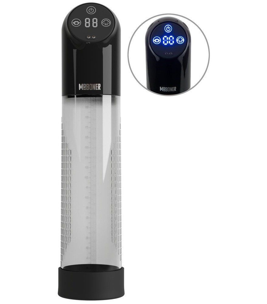 Penispumpe „Waterproof Automatic“ mit 6 Saugmodi