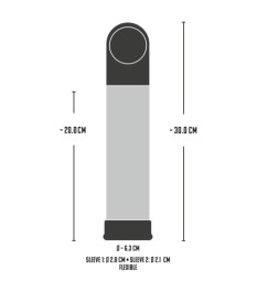 Penispumpe „Waterproof Automatic“ mit 6 Saugmodi
