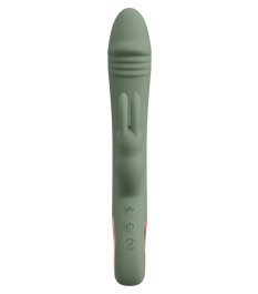 Rabbitvibrator „Slim Rabbit Olive“ mit 2 Motoren