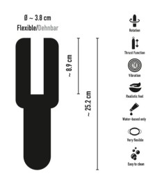 Masturbator mit Rotation, Vibration und Stoßmassage