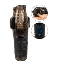 Masturbator mit Doppel-Vibration & Saugfunktion